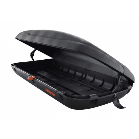 ArtPlast - Μπαγκαζιέρα Οροφής 400 lt Carbon με Διάσταση 169 x 79 x 37,5 cm σε Μαύρο/Ανάγλυφο χρώμα για Επιβατικά Αυτοκίνητα - 1 τεμ. (BA400/PA)