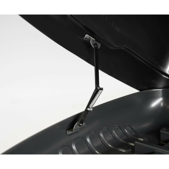 ΜΠΑΓΚΑΖΙΕΡΑ ΟΡΟΦΗΣ NORDRIVE BOX 400 LT (ΜΑΥΡΗ/ΑΝΑΓΛΥΦΗ - 175X79X47) - 1ΤΕΜ. 400 Λίτρα