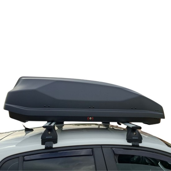 ΜΠΑΓΚΑΖΙΕΡΑ ΟΡΟΦΗΣ RACE AXION 410L ΣΕ ΜΑΥΡΟ ΧΡΩΜΑ ΜΕ MAT ΥΦΗ 175 X 87 X 46 cm - MAX 75 kg ΜΕ ΔΙΠΛΟ ΑΝΟΙΓΜΑ - 1 τεμ. 