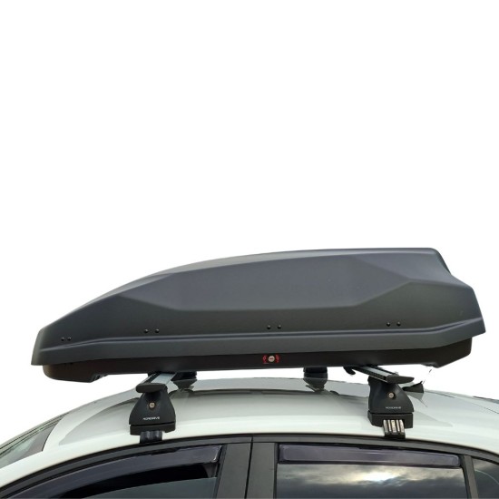 ΜΠΑΓΚΑΖΙΕΡΑ ΟΡΟΦΗΣ RACE AXION 410L ΣΕ ΜΑΥΡΟ ΧΡΩΜΑ ΜΕ MAT ΥΦΗ 175 X 87 X 46 cm - MAX 75 kg ΜΕ ΔΙΠΛΟ ΑΝΟΙΓΜΑ - 1 τεμ. 