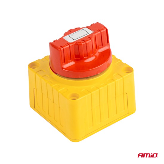 ΔΙΑΚΟΠΤΗΣ POWER-OFF ΜΠΑΤΑΡΙΑΣ ΣΕ ΒΑΣΗ 12-48V 300A  ΜΑΥΡΟ/ΧΡΥΣΟ AMIO - 1 Τεμ. Controllers