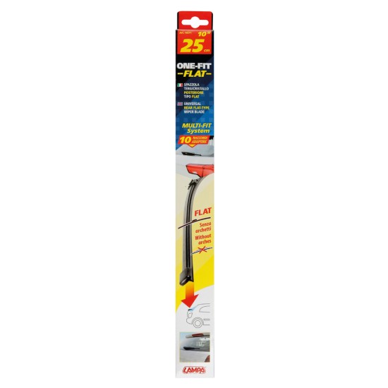 ΥΑΛΟΚΑΘΑΡΙΣΤΗΡΑΣ ΠΙΣΩ ONE FIT FLAT 25cm (10 ΥΑΛΟΚΑΘΑΡΙΣΤΗΡΑΣ ΠΙΣΩ ONE FIT FLAT 25cm (10