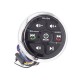 HASDA H-1003 ΑΔΙΑΒΡΟΧΟ ΣΤΡΟΓΓΥΛΟ ΜΑΥΡΟ BLUETOOTH CONTROLLER - A2DP 