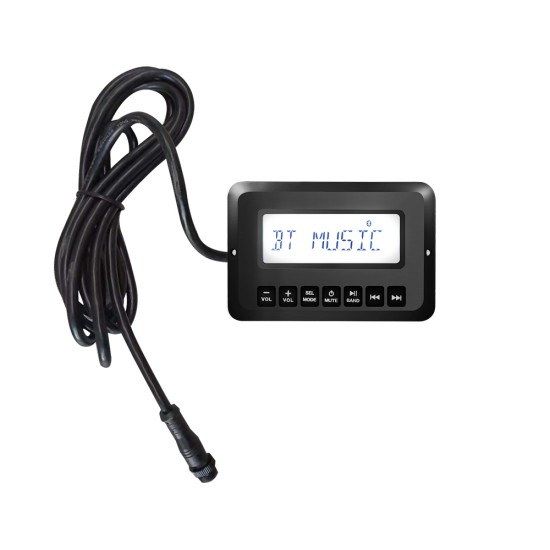 HASDA MP3 PLAYER 4X50W ΜΕ ΡΑΔΙΟΦΩΝΟ/USB/BLUETOOTH (ΑΔΙΑΒΡΟΧΟ/ΜΑΥΡΟ) H-8104 