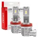 ΛΑΜΠΕΣ LED H8/H9/H11 10-16V 40W 6.500K 4400lm  (ΨΥΚΤΡΑ) X1 SERIES AMIO - 2ΤΕΜ. Λάμπες