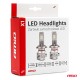ΛΑΜΠΕΣ LED H8/H9/H11 10-16V 40W 6.500K 4400lm  (ΨΥΚΤΡΑ) X1 SERIES AMIO - 2ΤΕΜ. Λάμπες