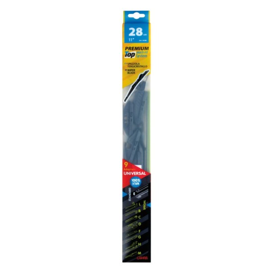 ΥΑΛΟΚΑΘΑΡΙΣΤΗΡΑΣ PREMIUM TOP 28 cm (11 INCH) ΜΕ 9 ΑΝΤΑΠΤΟΡΕΣ (1 ΤΕΜ.) 