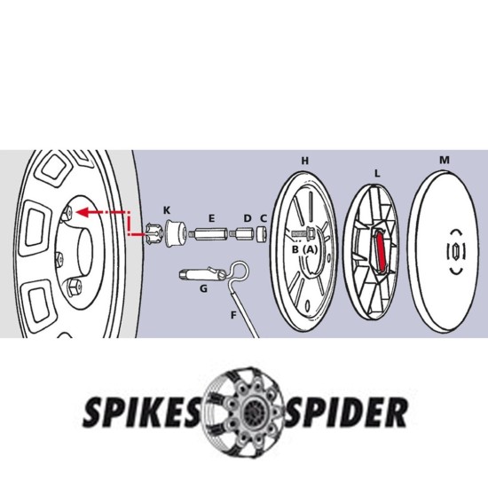 ΑΝΤΑΠΤΟΡΕΣ 17 mm ΓΙΑ SPIKES SPIDER ΑΛΥΣΙΔΕΣ (2 ΤΕΜ.) Spikes Spider Αντάπτορες ΑΝΤΑΠΤΟΡΕΣ 17 mm ΓΙΑ SPIKES SPIDER ΑΛΥΣΙΔΕΣ (2 ΤΕΜ.) Spikes Spider Αντάπτορες
