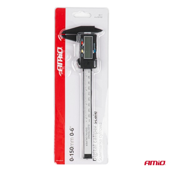 ΠΑΧΥΜΕΤΡΟ ΨΗΦΙΑΚΟ ΜΕ ΟΘΟΝΗ LCD 0-150mm 0-6'' ΑMiO - 1 TEM. Testers