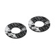 ΧΕΡΟΥΛΙΑ MOTO DONUT OFF-ROAD ΓΚΡΙ/ΓΚΡΙ 22MM+25MM 12CM 2ΤΕΜ Χερούλια