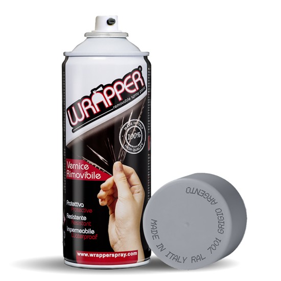 ΦΙΛΜ ΣΕ ΣΠΡΕΥ WRAPPER RAL COLOURS ΓΚΡΙ ΑΣΗΜΙ 400ml – 1 ΤΕΜ. Χημικά Επισκευής