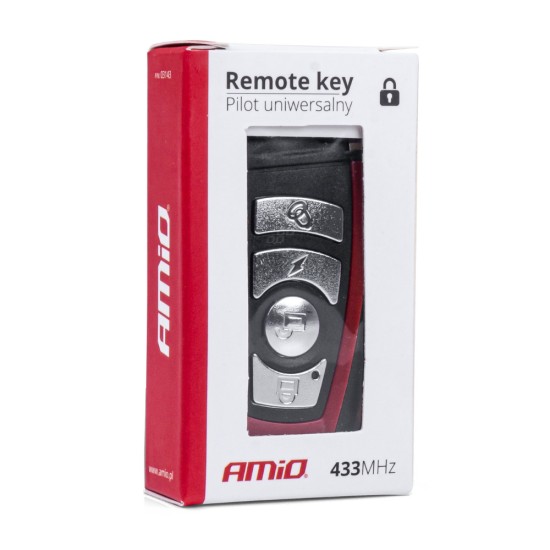 ΤΗΛΕΧΕΙΡΙΣΤΗΡΙΟ ΓΕΝΙΚΗΣ ΧΡΗΣΗΣ 4 ΚΑΝΑΛΙΩΝ (ΚΩΔΙΚΟΣ 433.92 MHz)  ΜΑΥΡΟ/ΚΟΚΚΙΝΟ  ΑMiO - 1 TEM. 