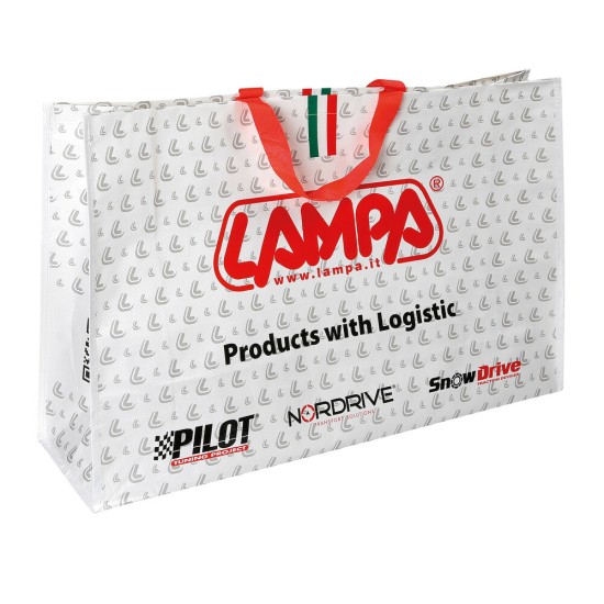 ΤΣΑΝΤΑ ΧΑΡΤΙΝΗ ΔΙΑΦΗΜΙΣΤΙΚΗ ΜΕ ΛΑΒΕΣ LAMPA (XL) 695x455x185mm 