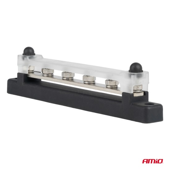 ΜΠΑΡΑ ΚΑΛΩΔΙΩΝ / ΤΕΡΜΑΤΙΚΟ 4 ΘΕΣΕΩΝ M6 max 48V  AMIO - 1 Τεμ. Διάφορα Ηλεκτρικά Αξεσουάρ