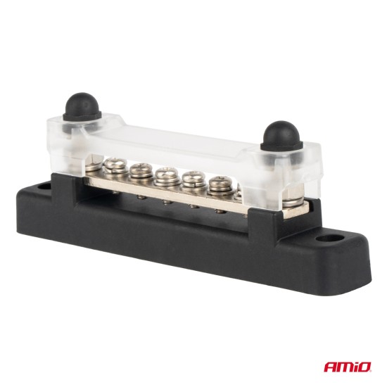 ΜΠΑΡΑ ΚΑΛΩΔΙΩΝ / ΤΕΡΜΑΤΙΚΟ 6 ΘΕΣΕΩΝ M6 max 48V  AMIO - 1 Τεμ. Διάφορα Ηλεκτρικά Αξεσουάρ