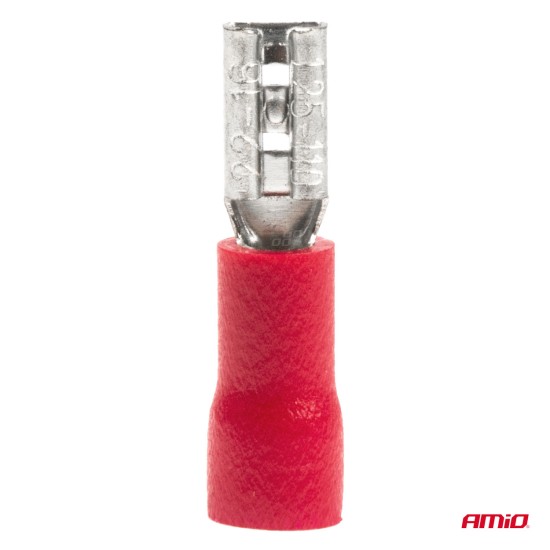 ΦΙΣΑΚΙΑ ΘΗΛΥΚΑ ΚΟΚΚΙΝΑ FDD1 1,25-110 /10A/ 3,8mm ΑΜΟ - 10 ΤΕΜ. Διάφορες Πριζες και Φις