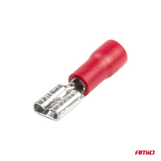 ΦΙΣΑΚΙΑ ΘΗΛΥΚΑ ΚΟΚΚΙΝΑ FDD1 1,25-187 /10A/ 5,6mm ΑΜΟ - 10 ΤΕΜ. Διάφορες Πριζες και Φις