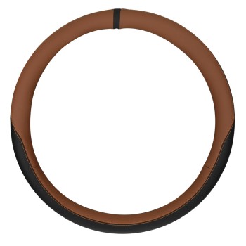 ΚΑΛΥΜΜΑ ΤΙΜΟΝΙΟΥ ΦΟΡΤΗΓΟΥ CLUB BONDED LEATHER&SKEENTEX ΔΕΡΜΑΤΙΝΗ ΜΑΥΡΟ/ΚΑΦΕ (M) 44-46cm 1ΤΕΜ. LAMPA