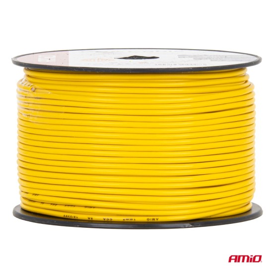 Amio - Μονόκλωνο Καλώδιο Εγκατάστασης CCA 1×1mm² 100m – 5A / 12-230V - 1 τεμ. (04448/AM) Amio - Μονόκλωνο Καλώδιο Εγκατάστασης CCA 1×1mm² 100m – 5A / 12-230V - 1 τεμ. (04448/AM)