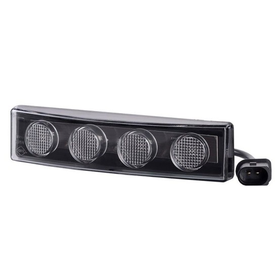 DRL HOR64 12/24V ΠΡΟΣΘΕΤΟ DAYTIME ΔΙΕΘΝΗ ΜΕ 4LED 0,5W 181x48mm ΜΑΥΡΟ ΜΕ ΦΙΣ 1ΤΕΜ Διεθνή Φώτα Ημέρας (DRL)