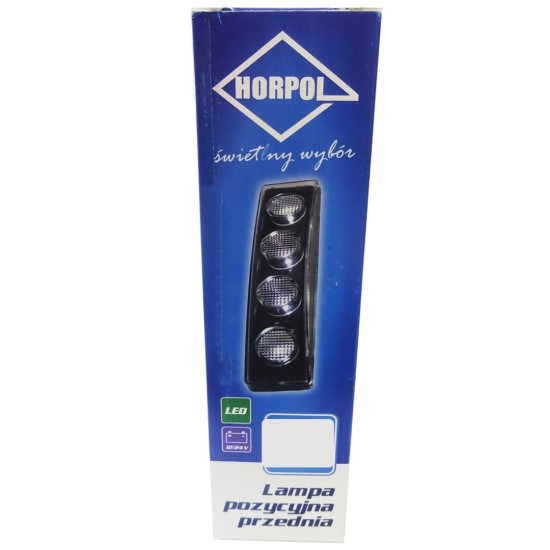 DRL HOR64 12/24V ΠΡΟΣΘΕΤΟ DAYTIME ΔΙΕΘΝΗ ΜΕ 4LED 0,5W 181x48mm ΜΑΥΡΟ ΜΕ ΦΙΣ 1ΤΕΜ Διεθνή Φώτα Ημέρας (DRL)