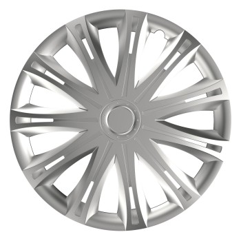 Amio - Τάσι Spark 15'' ασημί (με διάμετρο για σήμα 4,5cm) για Επιβατικά Αυτοκίνητα - 1 τεμ. (11084/AM)