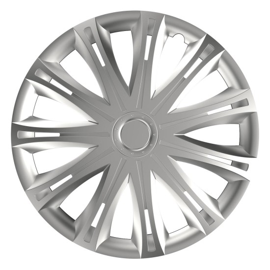 Amio - Τάσι Spark 15'' ασημί (με διάμετρο για σήμα 4,5cm) για Επιβατικά Αυτοκίνητα - 1 τεμ. (11084/AM)