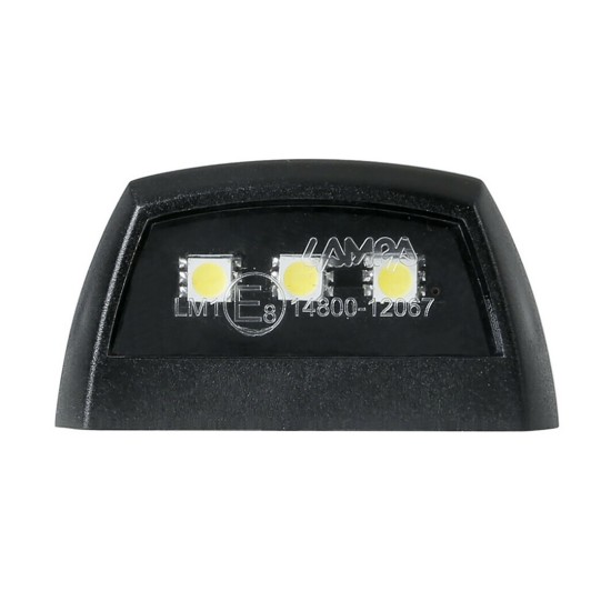 ΦΩΣ ΠΙΝΑΚΙΔΑΣ (ΠΛΑΦΟΝΙΕΡΑ) MOTO E-LON 12V 3LED SMD 58x31mm ΛΕΥΚΟ ΦΩΣ/ΜΑΥΡΟ ΧΡΩΜΑ 1ΤΕΜ 