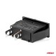 ΔΙΑΚΟΠΤΗΣ ON/OFF  2 ΕΠΑΦΩΝ 12V 20A 10mm x 26mm ΜΑΥΡΟΣ  ΑΜΙΟ - 1 ΤΕΜ. Διεθνείς Διακόπτες