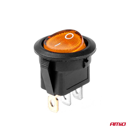 ΔΙΑΚΟΠΤΗΣ ON/OFF 3 ΕΠΑΦΩΝ 12/24V 20A ΣΤΡΟΓΓΥΛΟΣ ΜΕ ΚΙΤΡΙΝΟ ΦΩΤΙΣΜΟ ΑΜΙΟ - 1 ΤΕΜ. Διεθνείς Διακόπτες ΔΙΑΚΟΠΤΗΣ ON/OFF 3 ΕΠΑΦΩΝ 12/24V 20A ΣΤΡΟΓΓΥΛΟΣ ΜΕ ΚΙΤΡΙΝΟ ΦΩΤΙΣΜΟ ΑΜΙΟ - 1 ΤΕΜ. Διεθνείς Διακόπτες