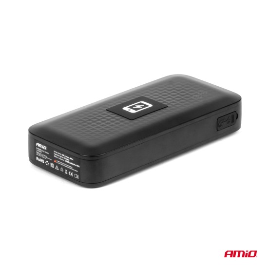 ΕΚΚΙΝΗΤΗΣ ΜΠΑΤΑΡΙΑΣ - STARTER POWERBANK 12V 4000mAh 800A  ΜΕ ΟΘΟΝΗ LCD & ΑΣΥΡΜΑΤΗ ΦΟΡΤΙΣΗ ΑΜΙΟ - 1 τεμ. Εκκινητές Μπαταρίας