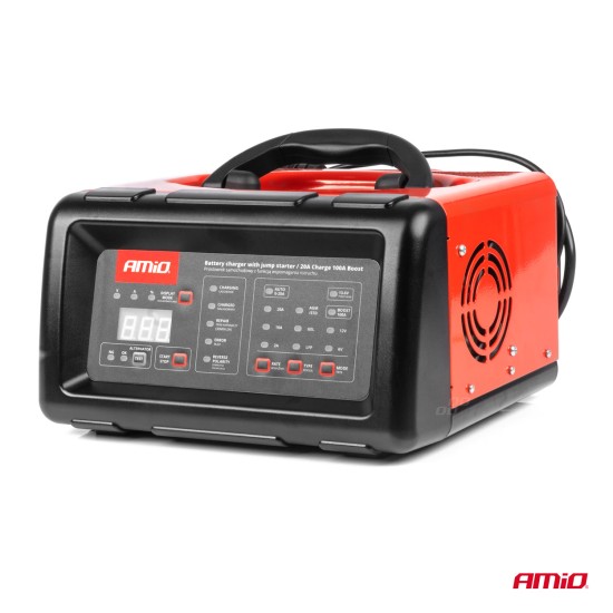 ΕΚΚΙΝΗΤΗΣ/ΦΟΡΤΙΣΤΗΣ ΜΠΑΤΑΡΙΑΣ 6/12V (100Α START ENGINE) AMIO - 1 ΤΕΜ. Εκκινητές Μπαταρίας