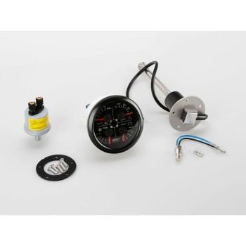 Lampa - Αναλογικό Όργανο 4-σε-1 85mm – Βολτόμετρο / Θερμοκρασία Νερού / Πίεση Λαδιού & Καύσιμο - 1 τεμ. (L1014.2)