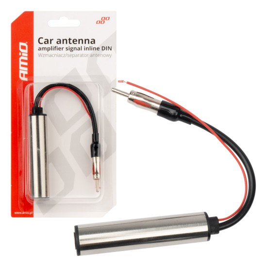 ΕΝΙΣΧΥΤΗΣ ΣΗΜΑΤΟΣ ΚΕΡΑΙΑΣ DIN 12V/24V - AM/FM  AMIO - 1 τεμ. Ενισχυτές