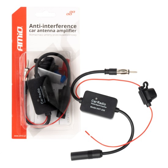 ΕΝΙΣΧΥΤΗΣ ΣΗΜΑΤΟΣ ΚΕΡΑΙΑΣ ΚΑΤΑ ΤΩΝ ΠΑΡΕΜΒΟΛΩΝ 12V - AM/FM AMIO - 1 τεμ. Ενισχυτές