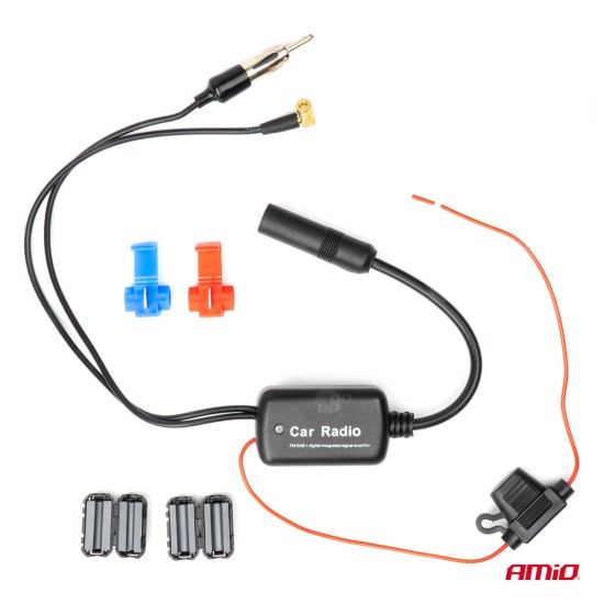 ΕΝΙΣΧΥΤΗΣ ΣΗΜΑΤΟΣ ΚΕΡΑΙΑΣ 12V - DAB/FM AMIO - 1 τεμ. Ενισχυτές