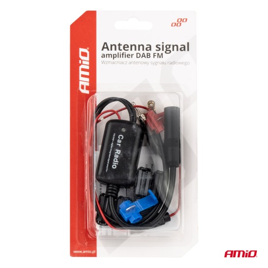 ΕΝΙΣΧΥΤΗΣ ΣΗΜΑΤΟΣ ΚΕΡΑΙΑΣ 12V - DAB/FM AMIO - 1 τεμ. Ενισχυτές