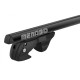 MENABO ΜΠΑΡΕΣ ΟΡΟΦΗΣ ΑΛΟΥΜΙΝΙΟΥ SHERMAN BLACK 120 cm ΣΕ ΜΑΥΡΟ ΧΡΩΜΑ ΓΙΑ Honda CR-V I 5 doors 1996>2002 ΜΕ RAISED RAILS (Παράλληλες Μπάρες με Κενό) - 2 ΤΕΜ. (12280/MB)