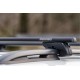 MENABO ΜΠΑΡΕΣ ΟΡΟΦΗΣ ΑΛΟΥΜΙΝΙΟΥ SHERMAN BLACK 120 cm ΣΕ ΜΑΥΡΟ ΧΡΩΜΑ ΓΙΑ Honda CR-V I 5 doors 1996>2002 ΜΕ RAISED RAILS (Παράλληλες Μπάρες με Κενό) - 2 ΤΕΜ. (12280/MB)