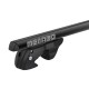 MENABO ΜΠΑΡΕΣ ΟΡΟΦΗΣ ΑΛΟΥΜΙΝΙΟΥ SHERMAN BLACK 120 cm ΣΕ ΜΑΥΡΟ ΧΡΩΜΑ ΓΙΑ Honda CR-V I 5 doors 1996>2002 ΜΕ RAISED RAILS (Παράλληλες Μπάρες με Κενό) - 2 ΤΕΜ. (12280/MB)