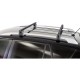 MENABO ΜΠΑΡΕΣ ΟΡΟΦΗΣ ΑΛΟΥΜΙΝΙΟΥ SHERMAN BLACK 120 cm ΣΕ ΜΑΥΡΟ ΧΡΩΜΑ ΓΙΑ Honda CR-V I 5 doors 1996>2002 ΜΕ RAISED RAILS (Παράλληλες Μπάρες με Κενό) - 2 ΤΕΜ. (12280/MB)