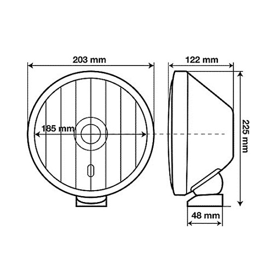 ΠΡΟΒΟΛΕΑΣ X-TRE 12/24V H1 55W+T4W Εξωτερικά Φώτα Αλογόνου