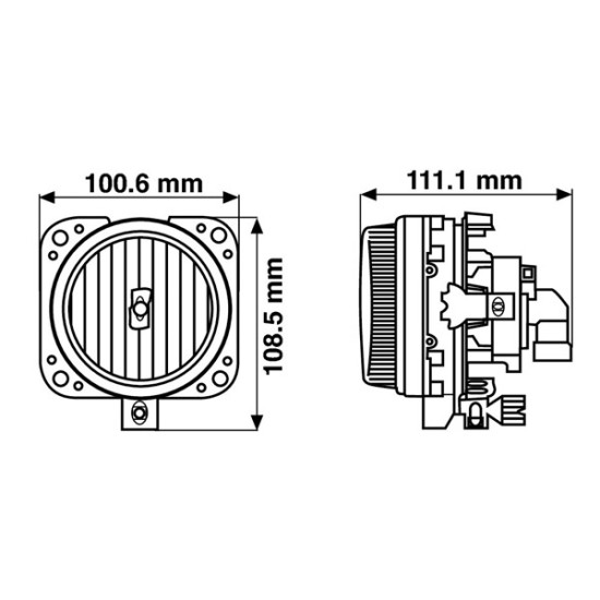 ΠΡΟΒΟΛΕΙΣ TUNE-IN 12V H1 55W 2ΤΕΜ. Εξωτερικά Φώτα Αλογόνου