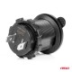 ΠΡΙΖΑ ΜΕ ΥΠΟΔΟΧΗ ΓΙΑ ΦΙΣ ΑΝΑΠΤΗΡΑ ΚΑΙ ΚΑΠΑΚΙ 12/24V ΜΕ ΚΟΚΚΙΝΟ LED ΦΩΣ ΜΑΥΡΗ ΑΔΙΑΒΡΟΧΗ ΑΜΙΟ - 1 τεμ. Φις Αναπτήρα