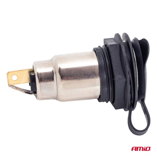 Amio - Πρίζα Τροφοδοσίας με Καπάκι 12V / 24V – 250W - 1 τεμ. (04462/AM)