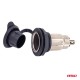Amio - Πρίζα Τροφοδοσίας με Καπάκι 12V / 24V – 250W - 1 τεμ. (04462/AM)