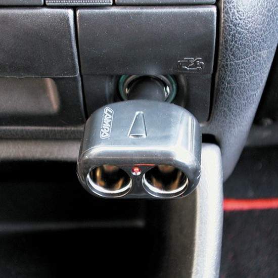 ΑΝΤΑΠΤΟΡΑΣ ΦΙΣ ΑΝΑΠΤΗΡΑ ΔΙΠΛΟΣ 12/24V 10A Φις Αναπτήρα