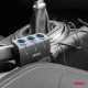 ΑΝΤΑΠΤΟΡΑΣ ΑΝΑΠΤΗΡΑ 12/24V 120W ΜΑΥΡΟΣ/3 ΘΕΣΕΙΣ/ΚΑΛΩΔΙΟ 80cm AMIO - 1 Τεμ. 