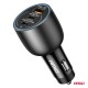 ΦΟΡΤΙΣΤΗΣ ΑΝΑΠΤΗΡΑ 12/24V ΜΕ 3 ΘΥΡΕΣ 2xUSB-C/1xUSB-A 95W 5V/3A ΤΑΧΕΙΑΣ ΦΟΡΤΙΣΗΣ ΑΛΟΥΜΙΝΙΟ/ΜΑΥΡΟΣ ΑΜΙΟ - 1 Τεμ. 