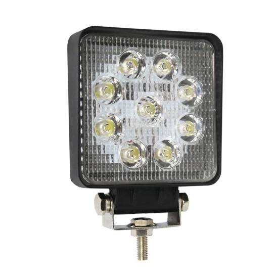 ΠΡΟΒΟΛΕΑΣ ΕΡΓΑΣΙΑΣ ΤΕΤΡΑΓΩΝΟΣ AWL03 FLAT 2200lm 9/60V - 27W - 6000K - 9 LED - 106x106x32mm AMiO - 1 ΤΕΜ. Φώτα Εργασίας LED